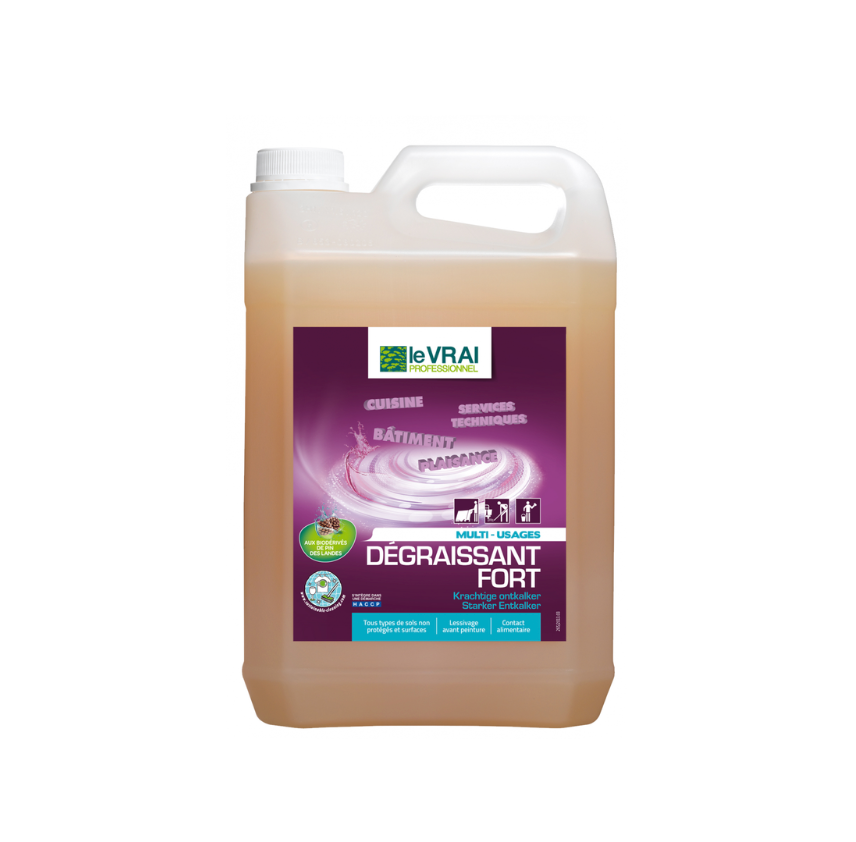 Dégraissant Fort Alcalin Multi-Usages 5L 
